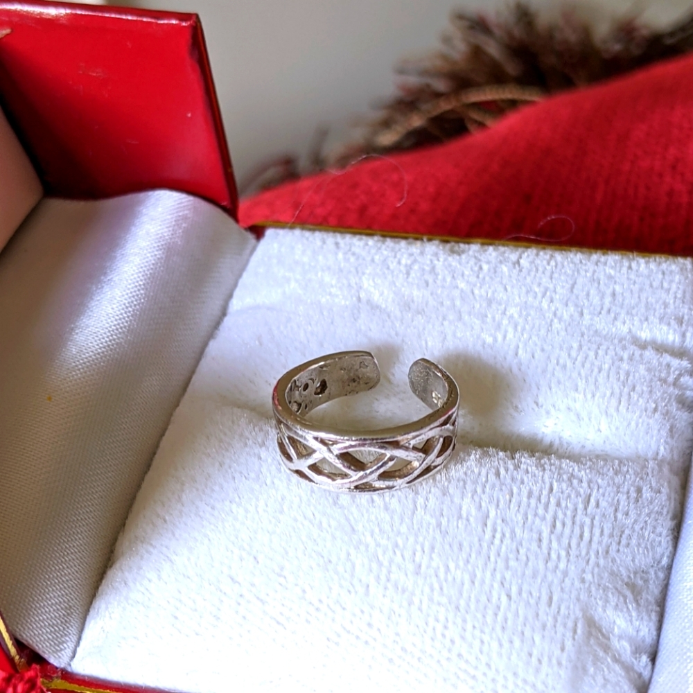 TOE RING 925 STERLING SILVER